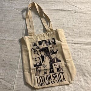 Taylor Swift The Eras Tour VIP cream tote bag